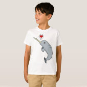 Narwhal Love T-shirt (Voorkant volledig)