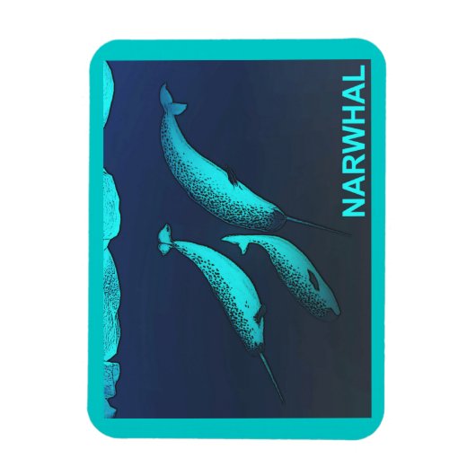 Narwhal Magneet (Verticaal)