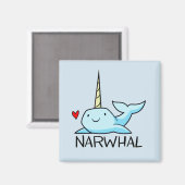 Narwhal Magneet (Voorkant / Achterkant)