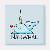 Narwhal Magneet (Voorkant)