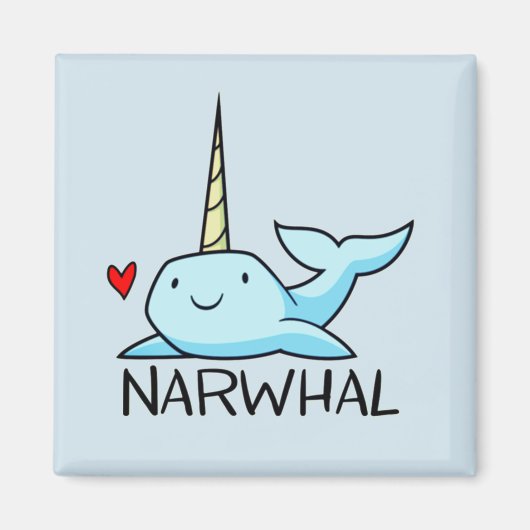 Narwhal Magneet (Voorkant)