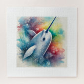 Narwhal Majesty 170724AREF115 - Watercolor Legpuzzel (Horizontaal)