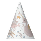 Narwhal, Mermaid, Unicorn, Drakenpasta, gepersonal Feesthoedjes (Rechts)