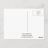 Narwhal Night Swim Briefkaart (Achterkant)