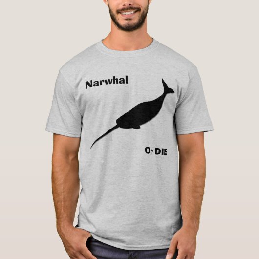 Narwhal of sterf. t-shirt (Voorkant)