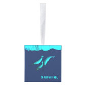 Narwhal onder het ijs decoratie (Rechts)