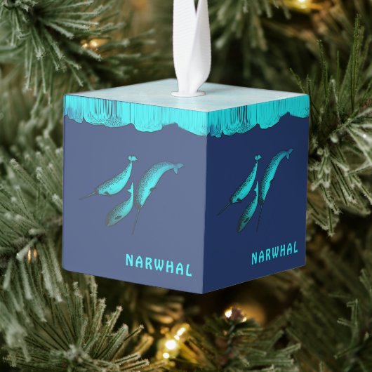 Narwhal onder het ijs decoratie (Boom)