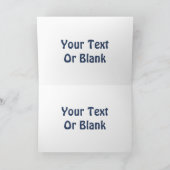 Narwhal onder het ijs feestdagen kaart (Binnen)