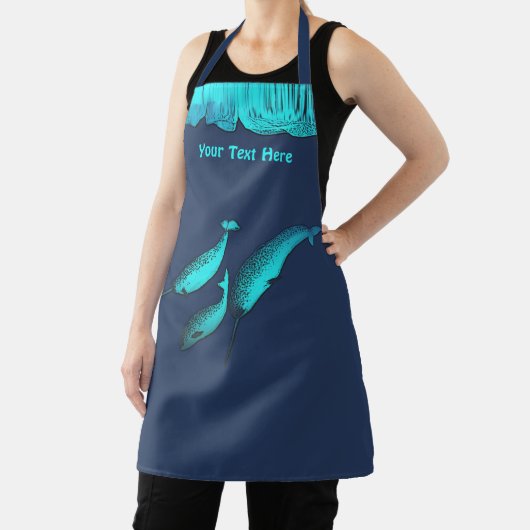 Narwhal onder het ijs schort (Insitu)