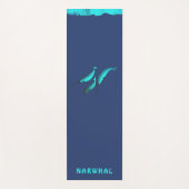 Narwhal onder het ijs yogamat (Voorkant)