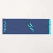 Narwhal onder het ijs yogamat (Voorkant (horizontaal))