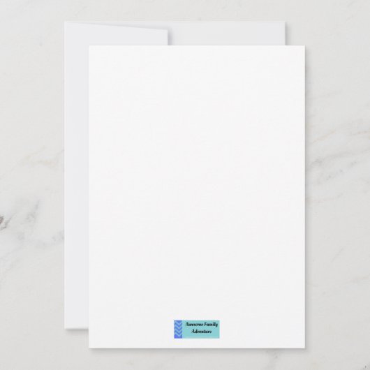 Narwhal persoonlijk kaart (Achterkant)