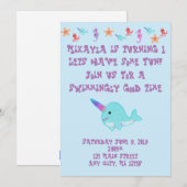 Narwhal persoonlijk kaart (Voorkant / Achterkant)