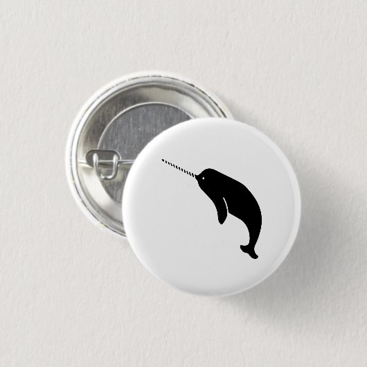 Narwhal Pictogram Button (Voorkant /achterkant)