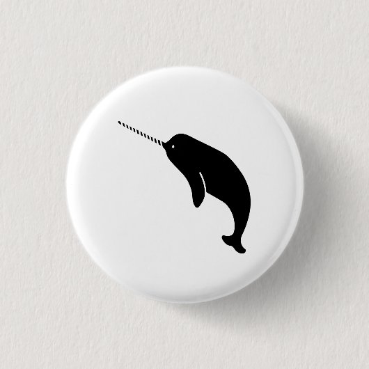 Narwhal Pictogram Button (Voorkant)