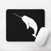 Narwhal Pictogram Mousepad Muismat (Met muis)