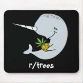 Narwhal Pineapple Mousepad Muismat (Voorkant)