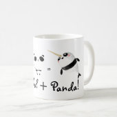 Narwhal plus Panda! Koffiemok (Voorkant rechts)