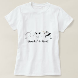 Narwhal plus Panda! T-shirt