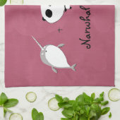 Narwhal plus Panda! Theedoek (Gevouwen)