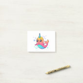 Narwhal Post-it® Notes (Op bureau)