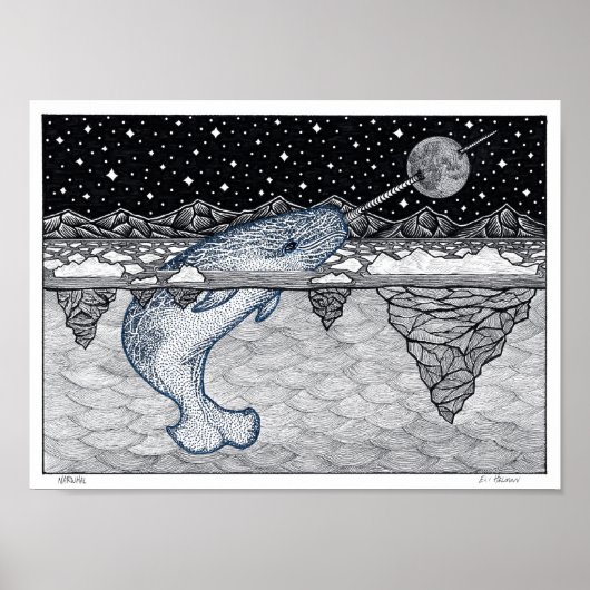 Narwhal Poster (Voorkant)