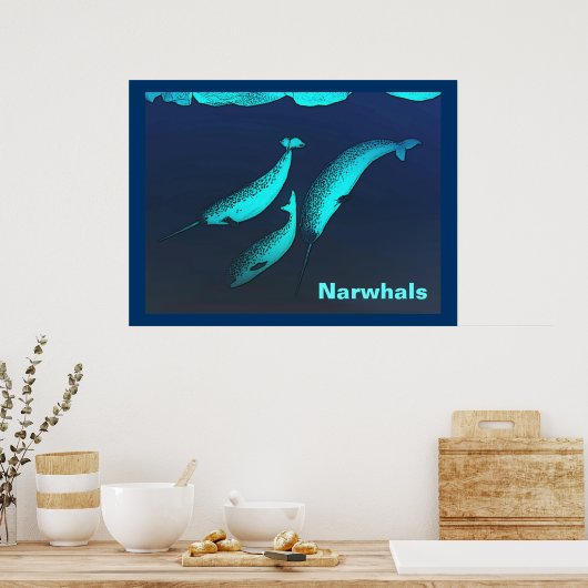 Narwhal Poster (Keuken)