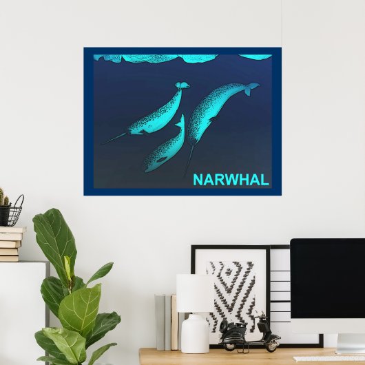 Narwhal Poster (Thuiskantoor)