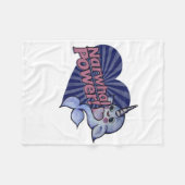Narwhal Power Fleece Deken (Voorkant (Horizontaal))