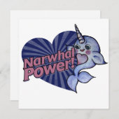 Narwhal Power Kaart (Voorkant / Achterkant)