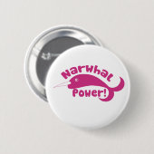 Narwhal Power Ronde Button 5,7 Cm (Voorkant /achterkant)