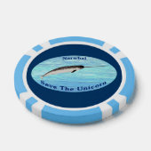 Narwhal - Red de Eenhoorn Poker Chips (Enkel)