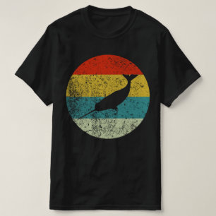 narwhal retro silhouette 70s t-shirt