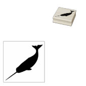 Narwhal Rubber Stamp Rubberstempel (Gestempeld)