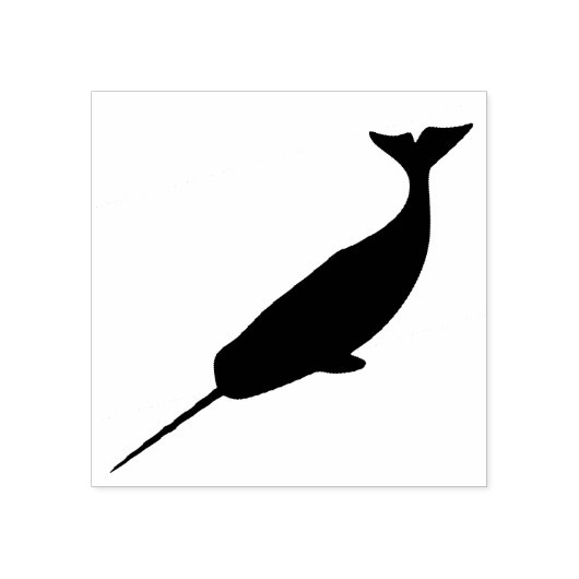 Narwhal Rubber Stamp Rubberstempel (Afrduk)