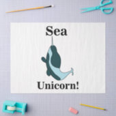 Narwhal Sea Unicorn Funny Tissuepapier (Craft)