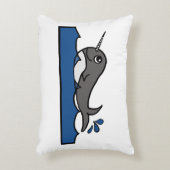 Narwhal Splash Accent Kussen (Voorkant(Verticaal))