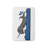 Narwhal Splash Badmat (Voorkant Verticaal)