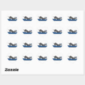 Narwhal Splash Hart Sticker (Vel)