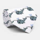 Narwhal. Stropdas (Opgerold)