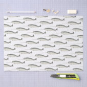 Narwhal-tekening #3 Tissuepapier (Craft)
