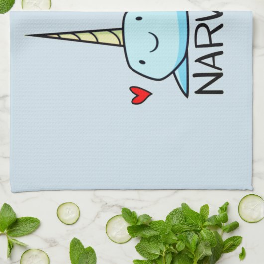 Narwhal Theedoek (Gevouwen)