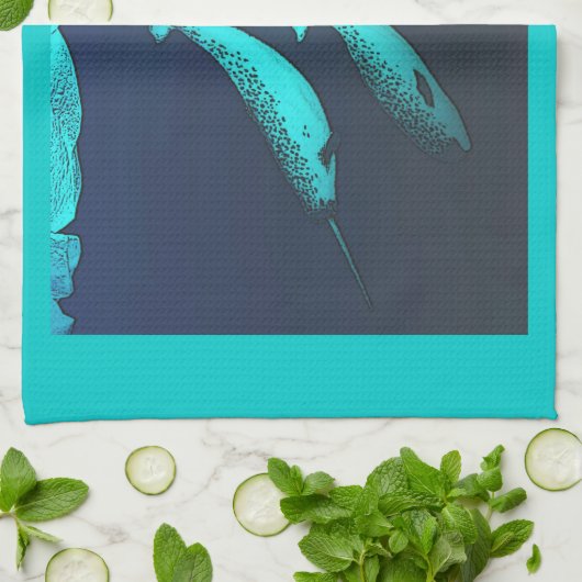 Narwhal Theedoek (Gevouwen)