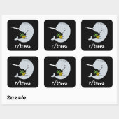 Narwhal Trees Sticker (Vel)