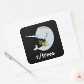 Narwhal Trees Sticker (Envelop)