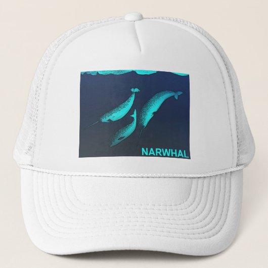 Narwhal Trucker Pet (Voorkant)