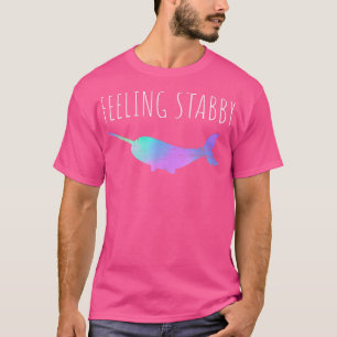 Narwhal Tshirt, met gevoel voor Stabby Funny Narwh T-shirt