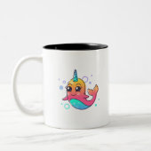 Narwhal Tweekleurige Koffiemok (Links)