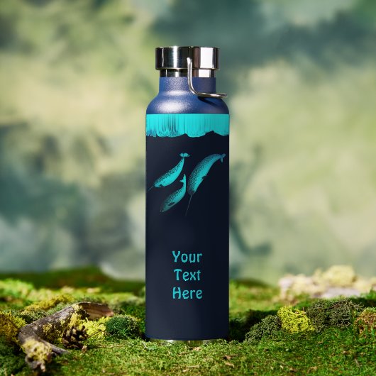 Narwhal Under The Ice Waterfles (Buiten (Gedraaid)  )