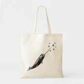 Narwhal, Unicorn van de Zee canvas tas (Voorkant)